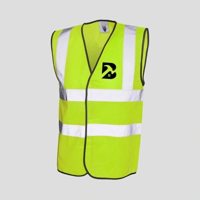 Hi - Viz - Vest - Black - Print