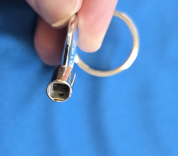  Domed Radiator Key Close Up