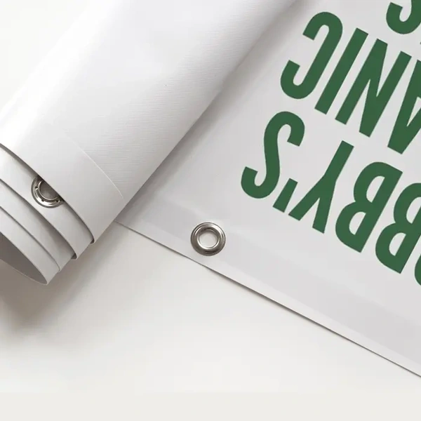  PVC Banner - Rolled with Eyelets