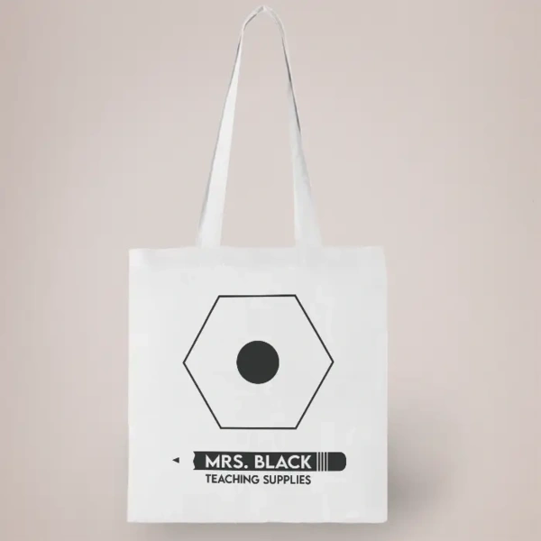 Carolina Tote Bags - White Example
