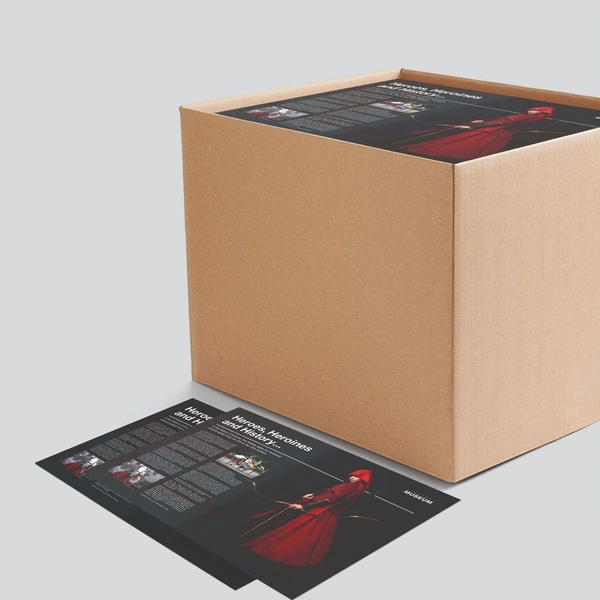 Half-Fold Creased Leaflet - Boxed
